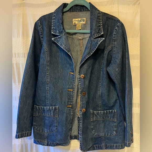 Havana Jack’s Cafe Jackets & Blazers - Havana Jack’s Cafe Women Jacket Denim Blazer Size L